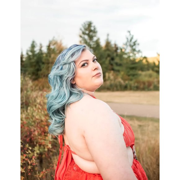 Women's Red Sexy lace flowy Handmade Maxi Dress New Size S/M - Picture 8 of 12